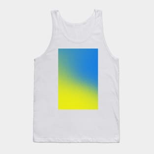 yellow to blue gradient Tank Top